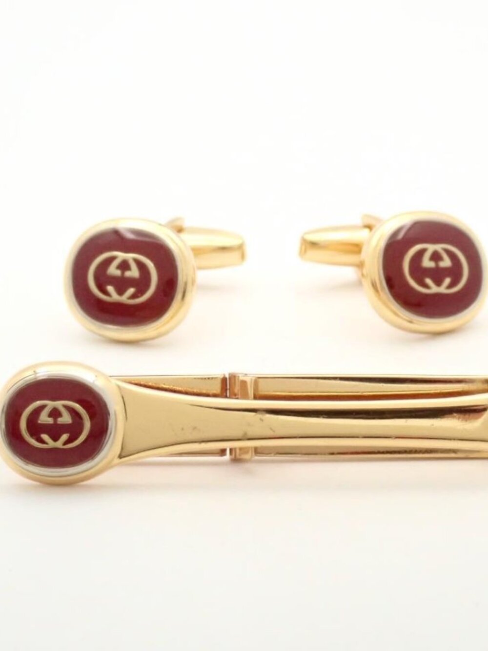 Gucci Cuff Links & Tie Pin